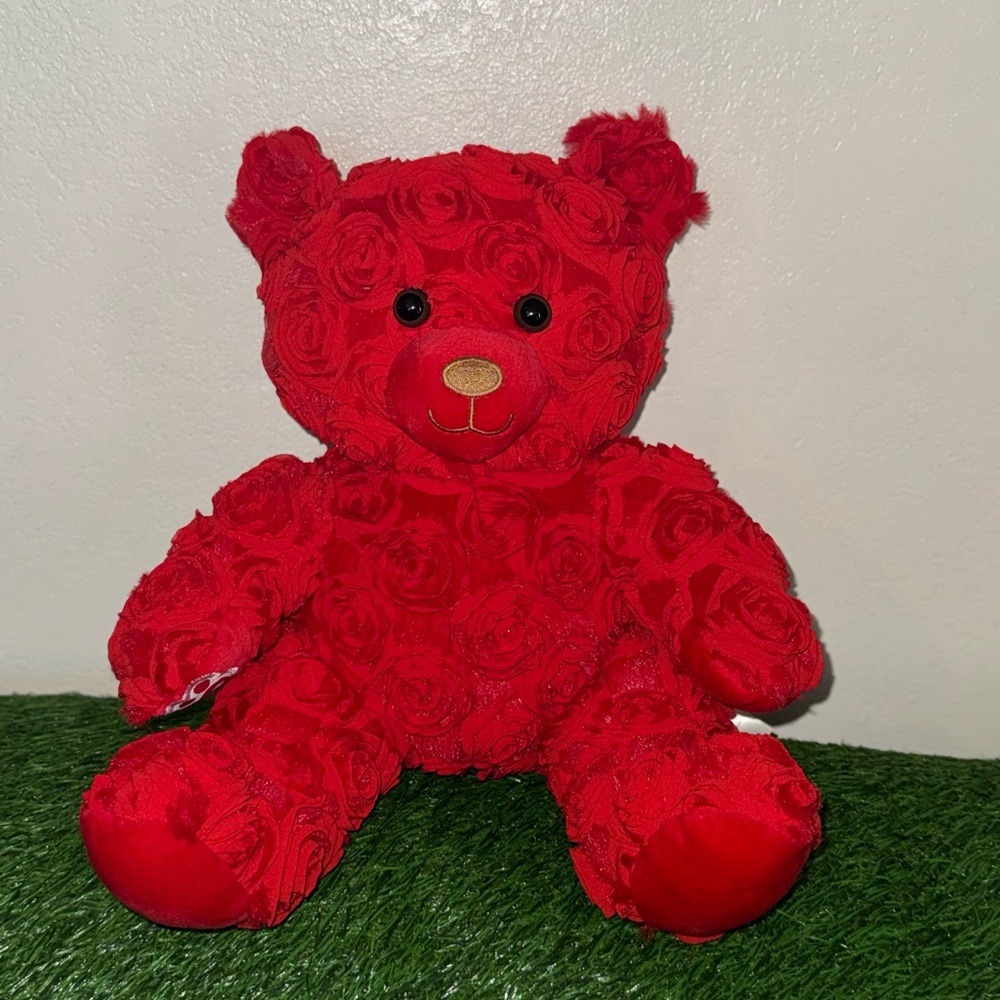 Build-A-Bear Red Rose Teddy Bear
